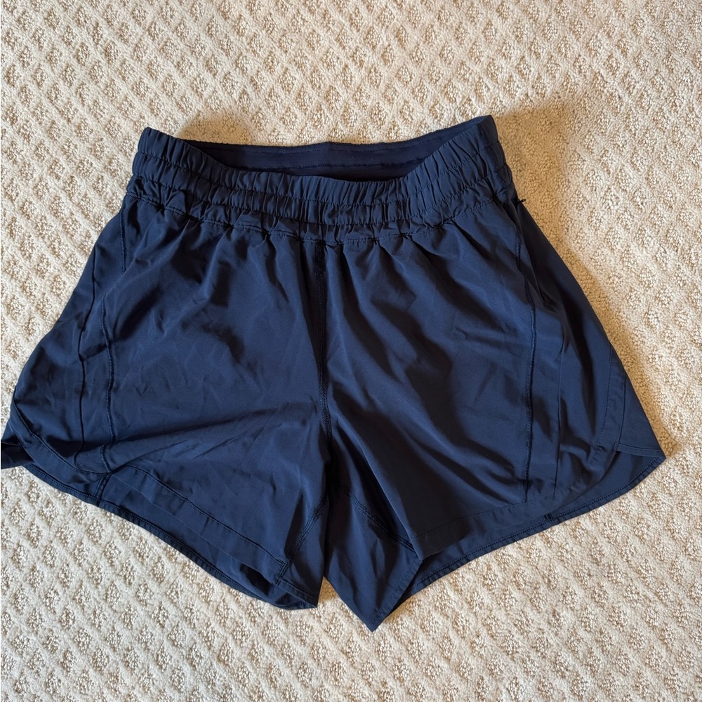 Lululemon Athletica Dark Blue Athletic Shorts